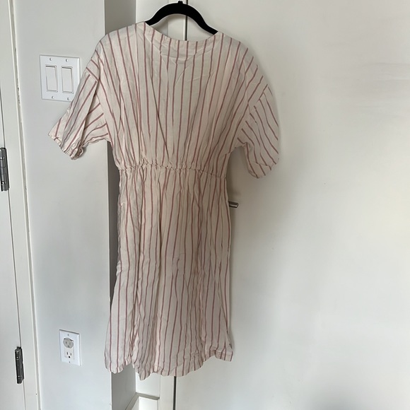 ZARA linen dress with front tie - Picture 4 of 4